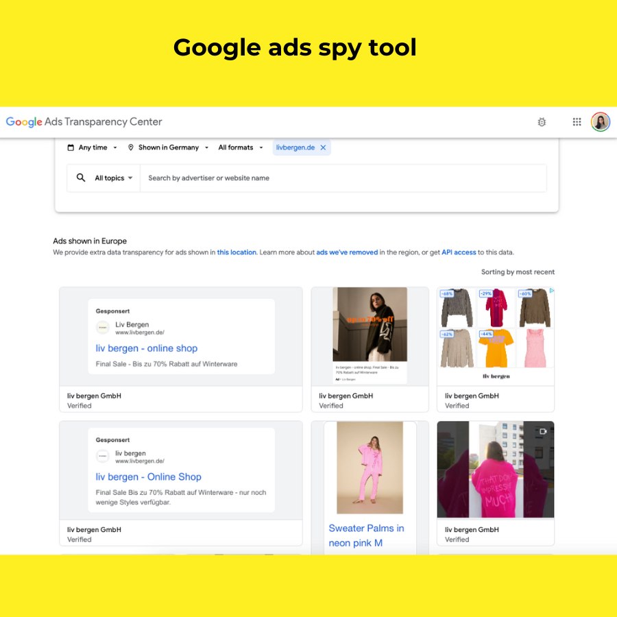 tools to spy on competitors -Google ads spy tool