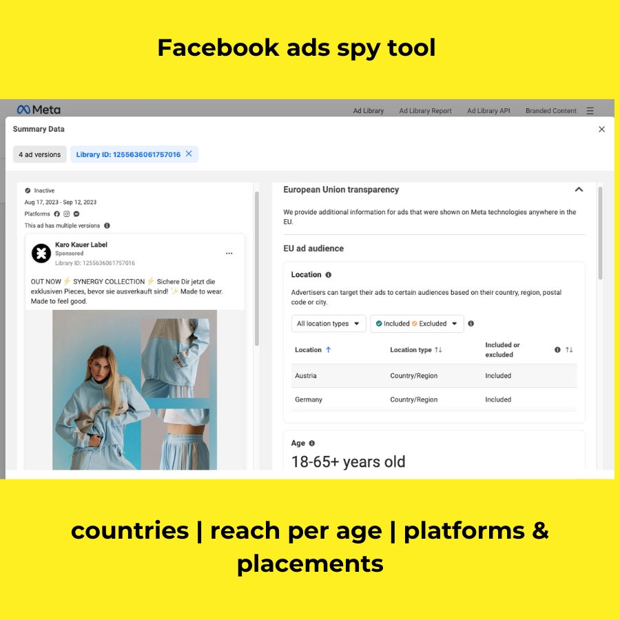 tools to spy on competitors - facebook ad spy