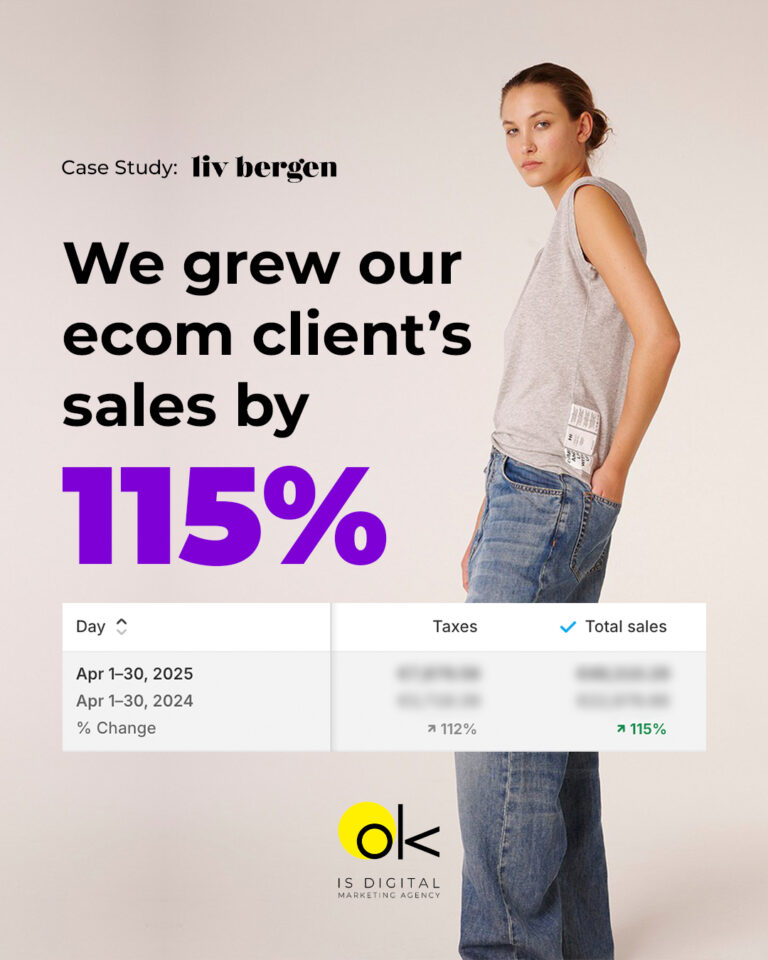 liv bergen ecommerce growth YoY